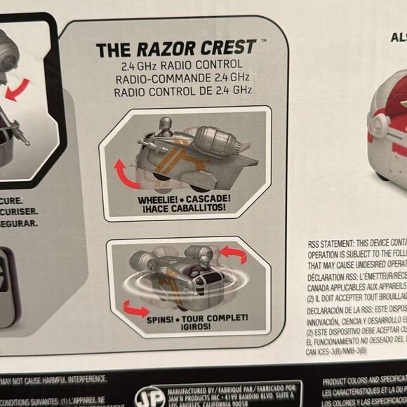 Star Wars-The Mandalorian-The Razor Crest 2.4ghz Radio Control-BRAND NEW - Picture 6 of 6